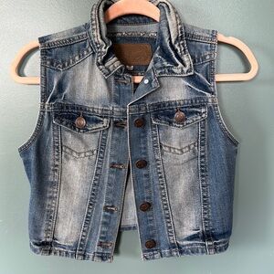 Wall Flower Jean Vest